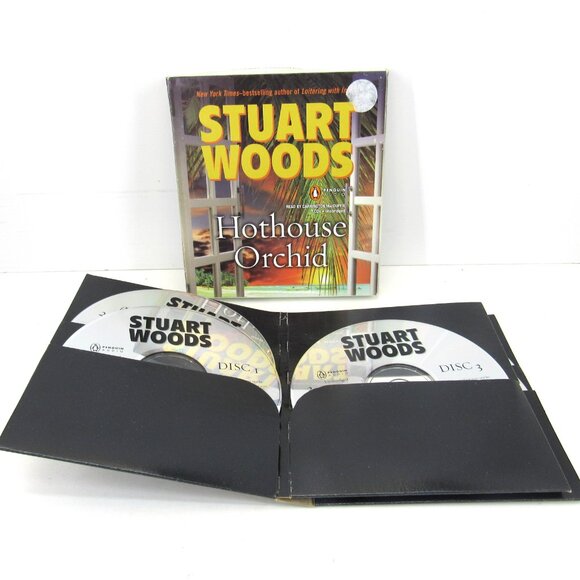 Stuart Woods Penguin Audio Lot of 2 Hothouse Orchid and Short Straw Audiobooks - Picture 5 of 6